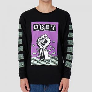 (164901986) 버스트 아웃 긴팔티 BLK
